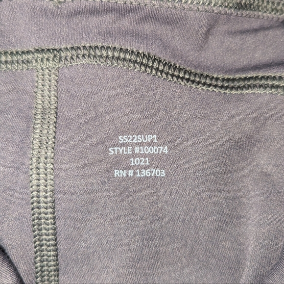 Stio Glide Tech Tight High Rise Grey Purple Women's XS - Picture 7 of 11